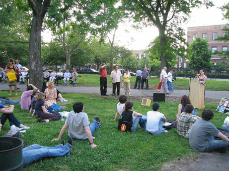 Music and Readings at McCarren Park.