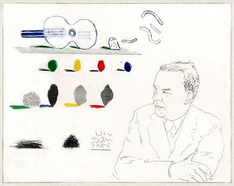 Wallace Stevens by David Hockney