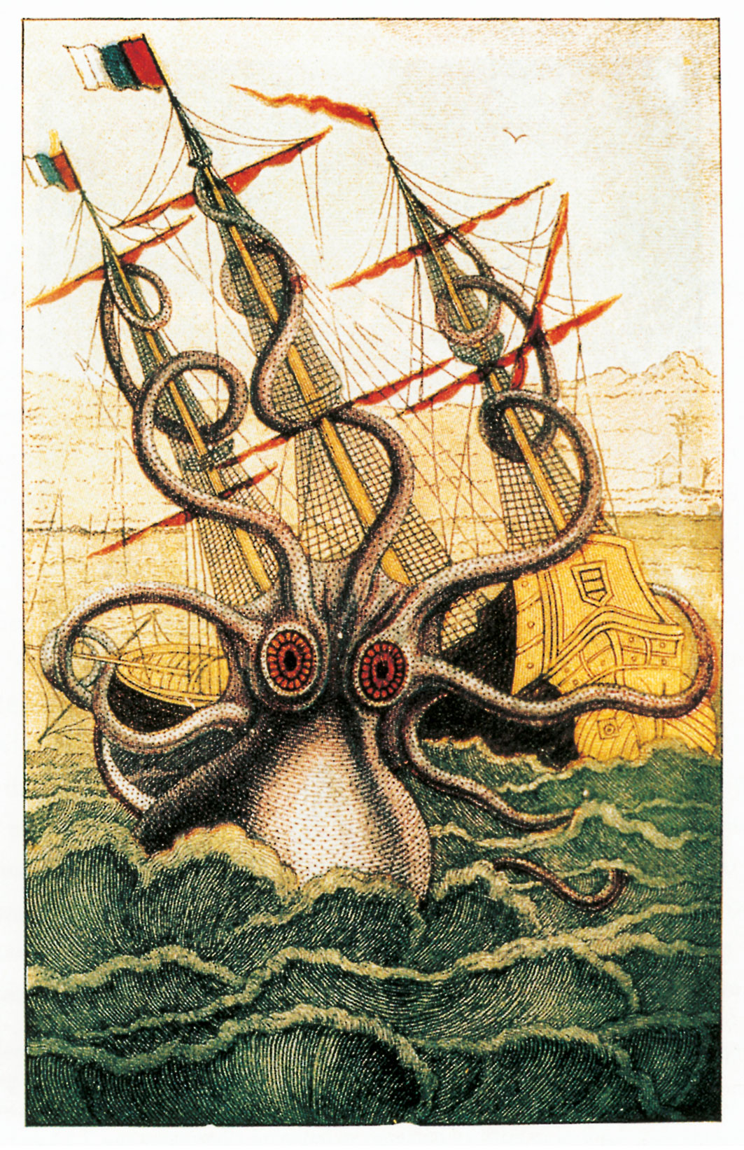 A postcard of Denys de Montfort's 1805 