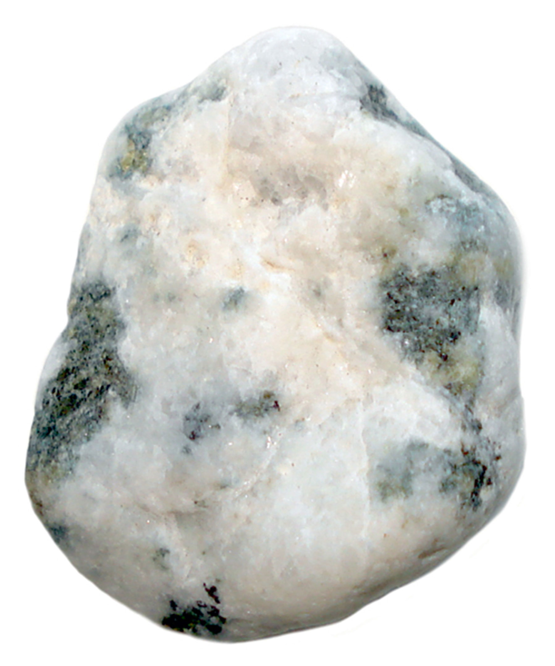 A photograph of a rock which resembles gorgonzola. 