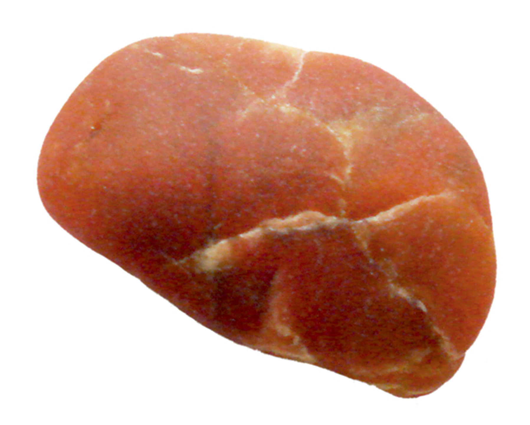 A photograph of a rock which resembles a sirloin tip roast. 