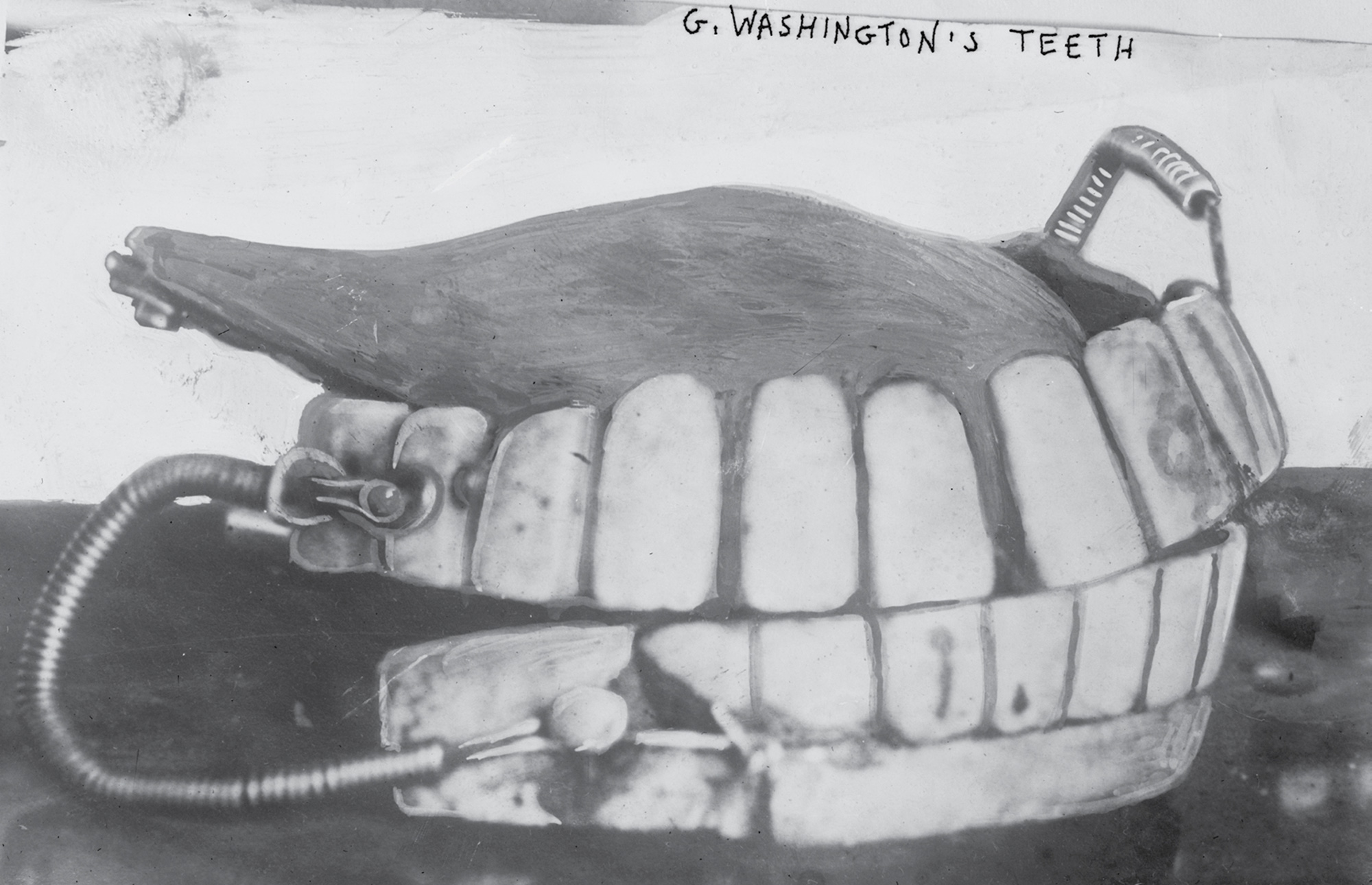 One of the many purported sets of George Washington’s dentures. 