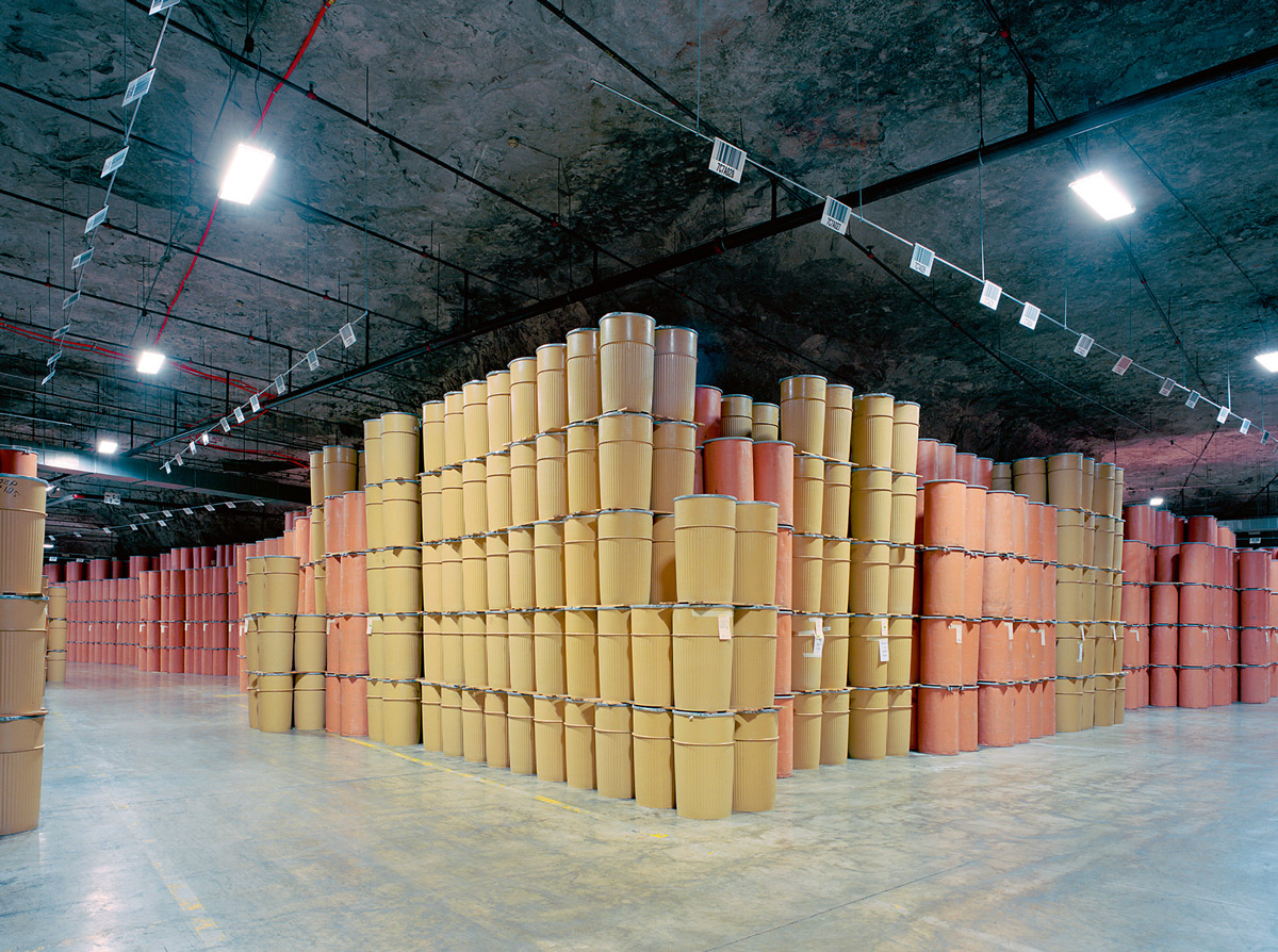 A photograph of Kraft’s subterranean “cheese” cave in Springfield, Missouri.