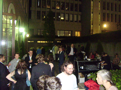 The glorious patio of the Italian Academy.