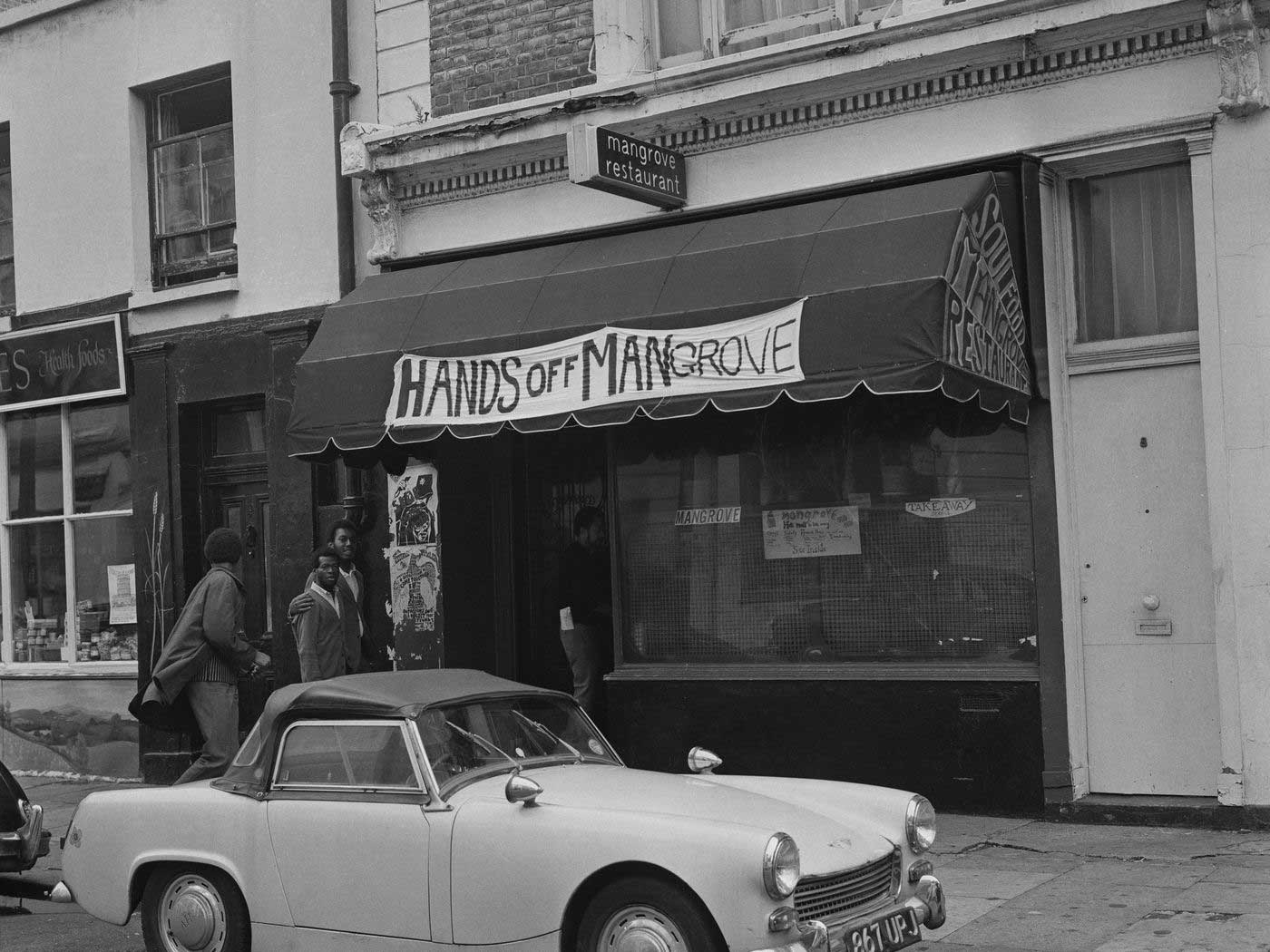 The Mangrove restaurant, 10 August 1970.