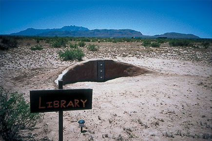 The library soon after its completion in 2003.
  