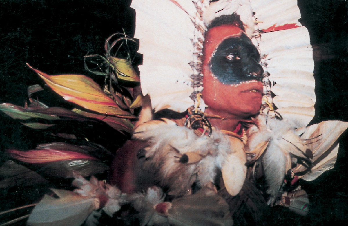 A member of the Bosavi people, Papua New Guinea.