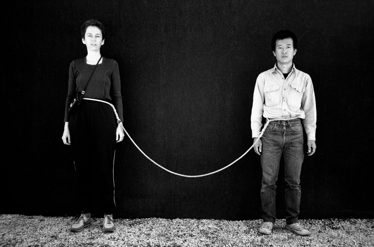 Tehching Hsieh and Linda Montano, Art/Life: One Year Performance 1983–1984. Courtesy Tehching Hsieh.