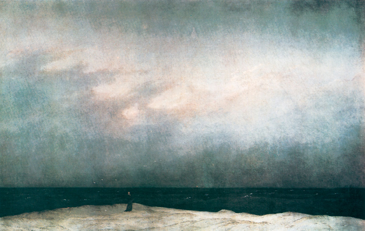 Caspar David Friedrich, Monk by the Sea, 1809–1810.