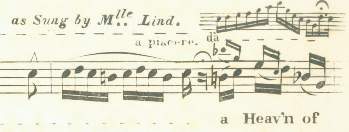 A detail from the “Do Not Mingle, One Human Feeling” sheet music.