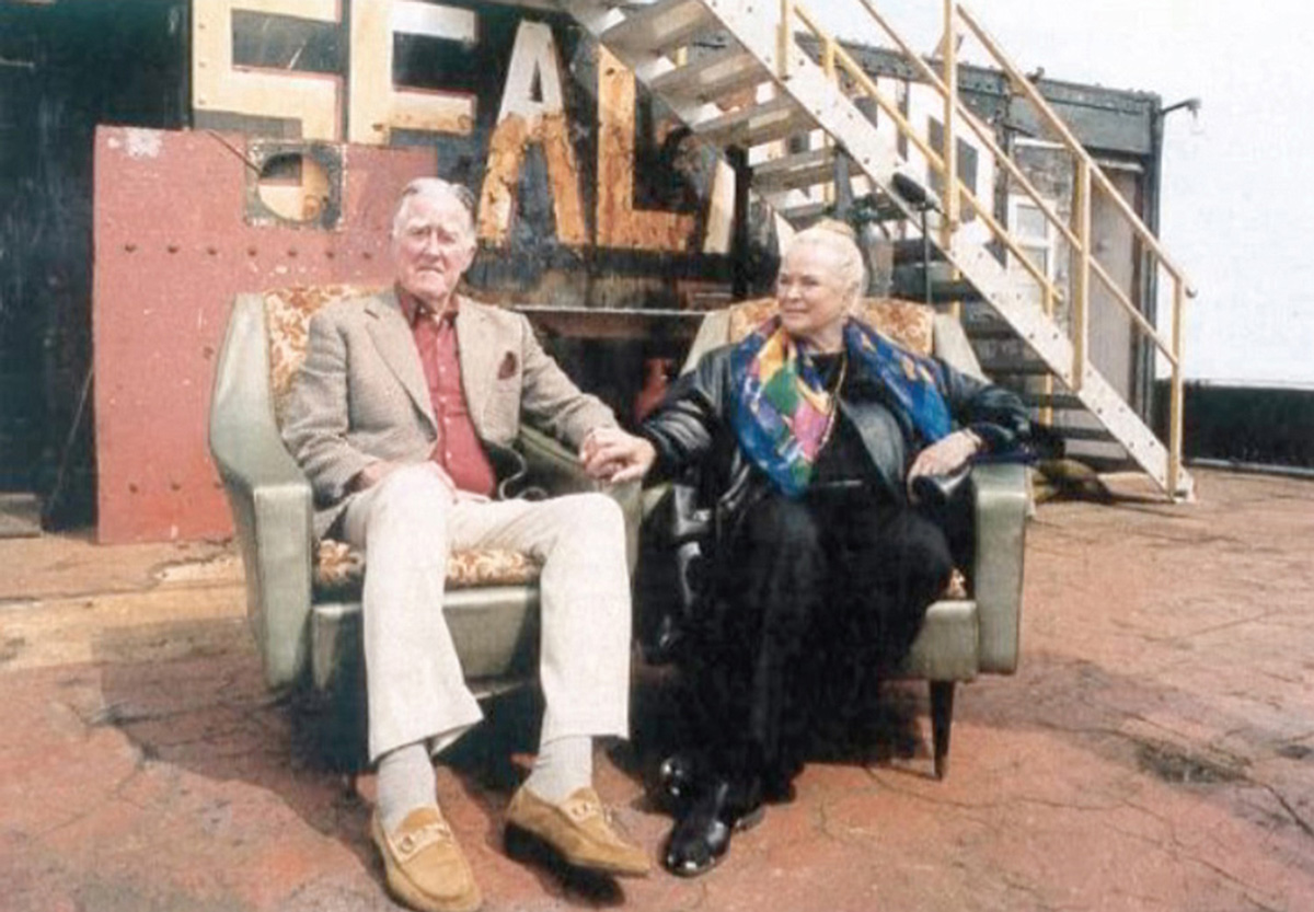 A photograph of Prince Roy and Princess Joan of Sealand.