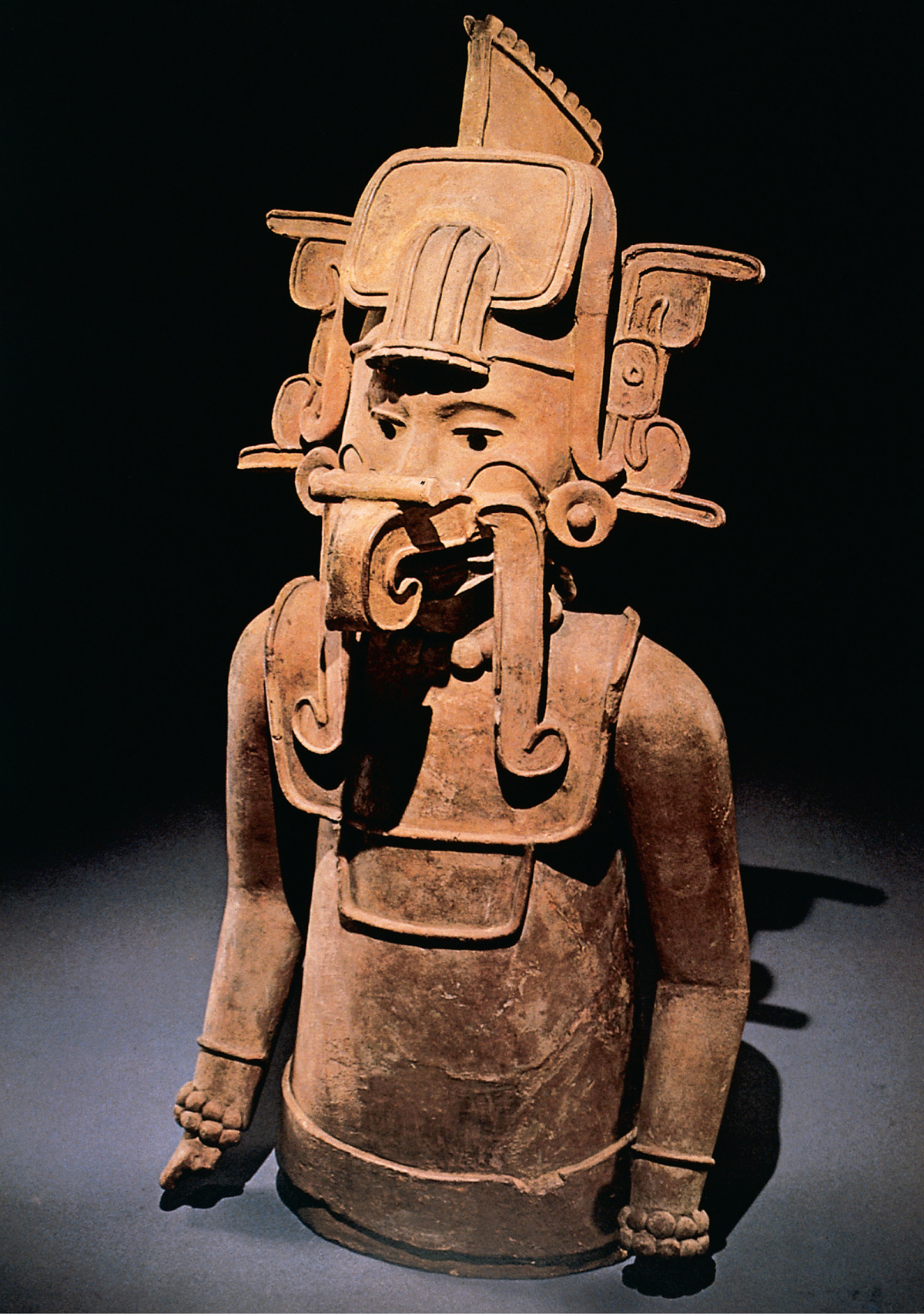 Ehecatl, the Mesoamerican wind god. Attributed to Lara. Currently in the collection of the Metropolitan Museum of Art, New York. Photo Lee Bolti.