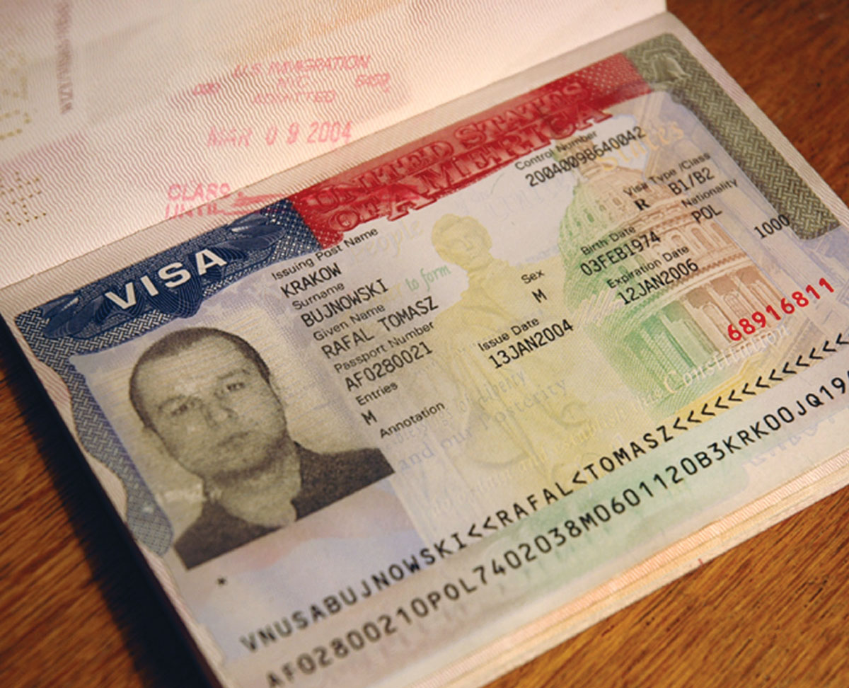 In 2004, Polish artist Rafal Bujnowski painted a portrait of himself and submitted a photograph of the painting in lieu of the usual black-and-white photograph required for applications for US visas. The staff at the US embassy was fooled and granted him a visa featuring his painted likeness, which he promptly used to enter the US where he took flying lessons over New York City airspace.