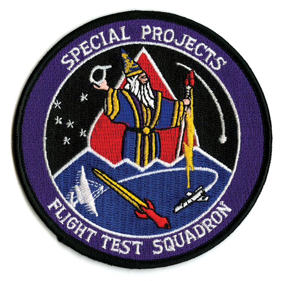A patch from the Special Projects Flight Test Squadron.