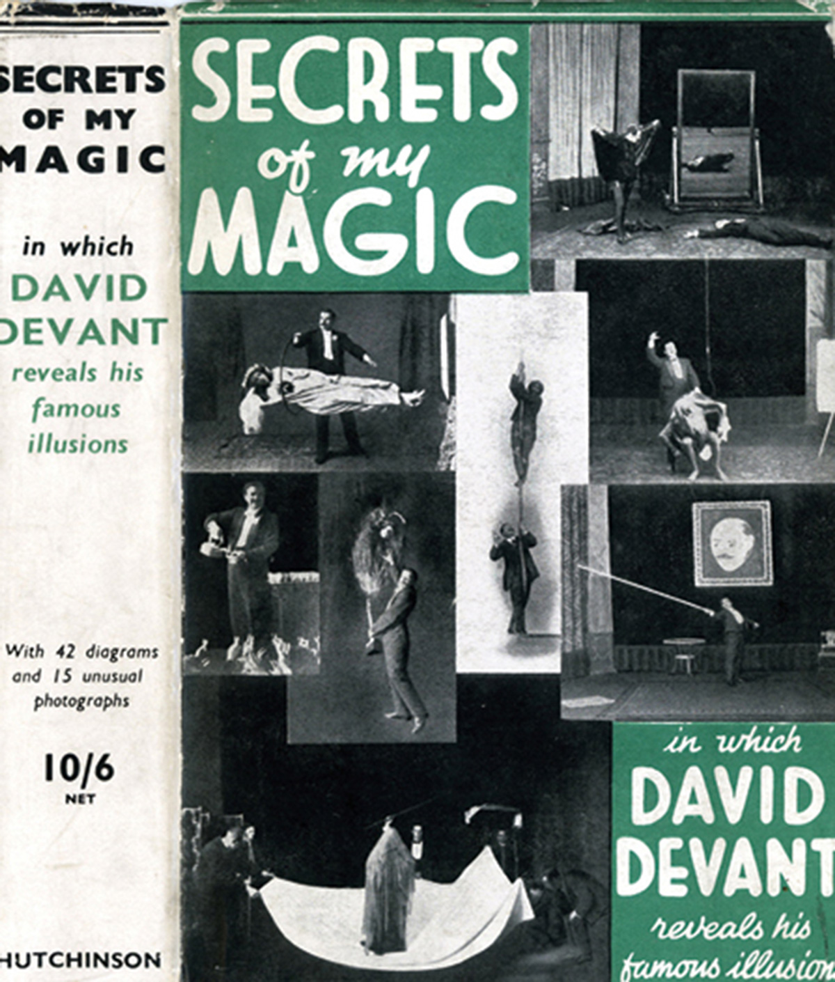 The dust jacket of David Devant’s “Secrets of My Magic”, nineteen thirty six.