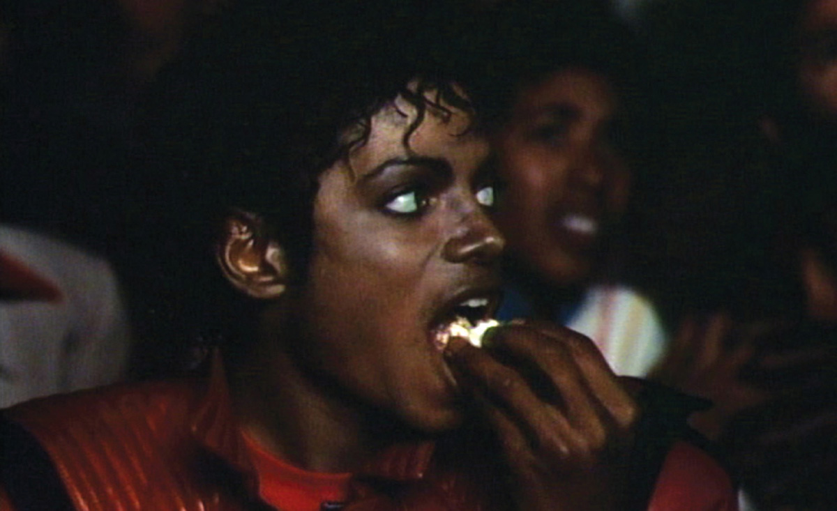 Film still from “Thriller,” by John Landis, nineteen eighty three.