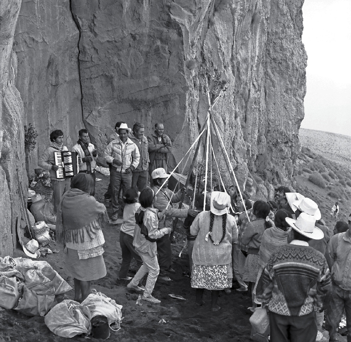 A photograph by artist Everado Rivera from his eighteen ninety nine book “Los Tiemperos.”