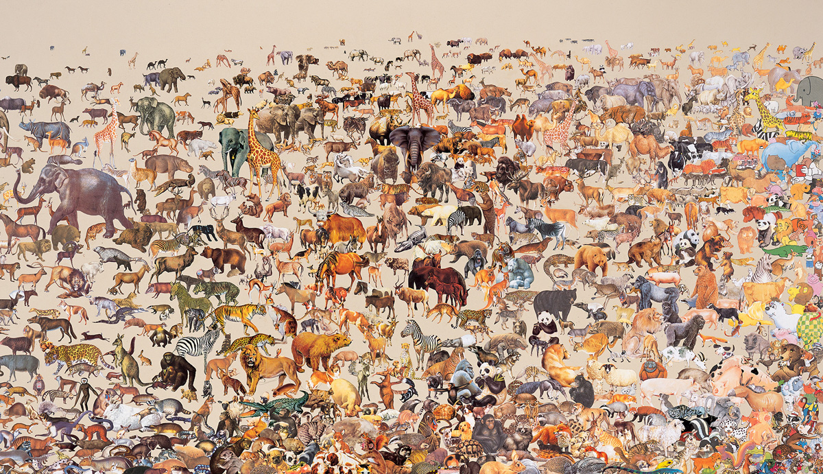 A two thousand one illustration by artist Marion Coutts titled