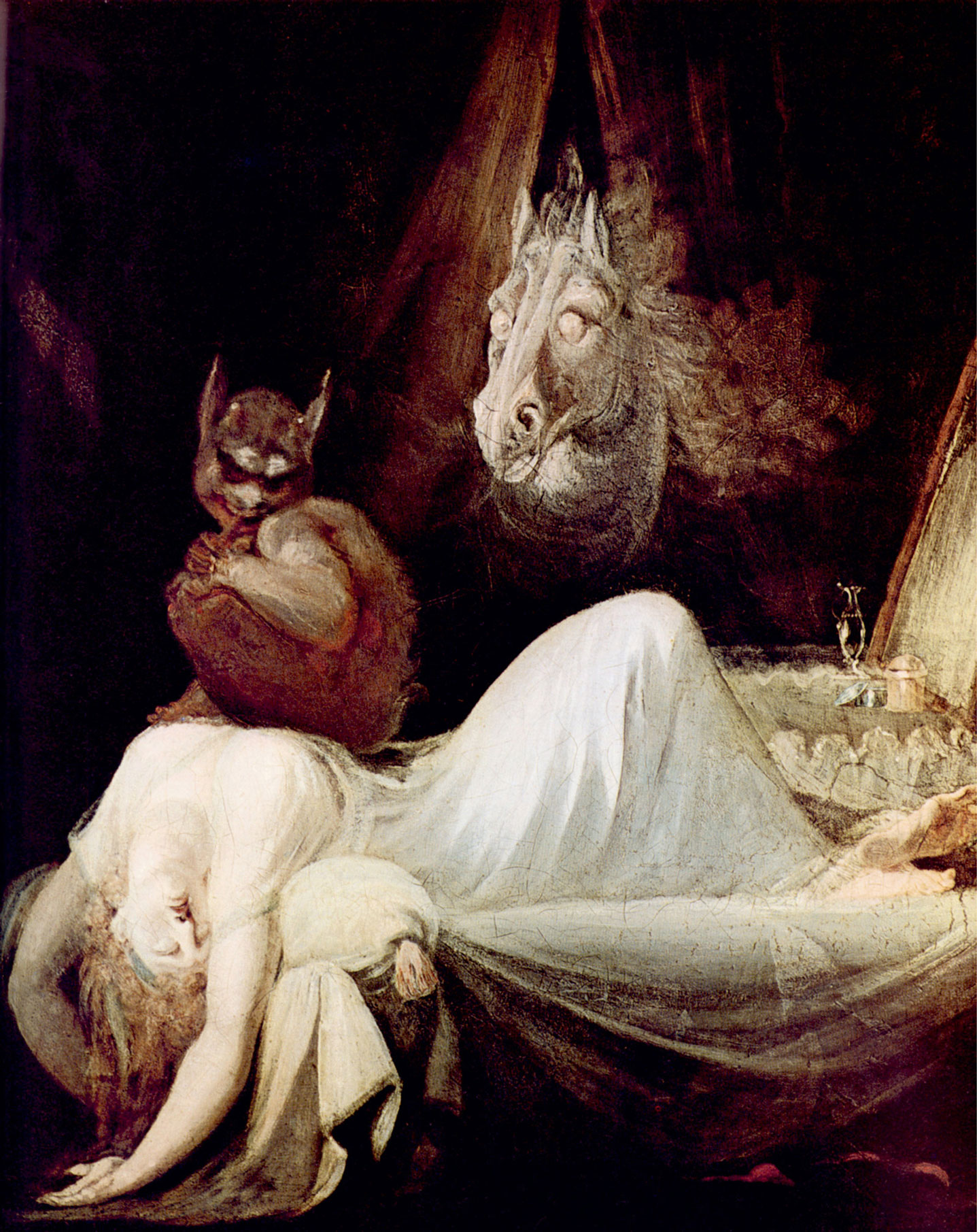 A circa 1791 painting by John Henry Fuseli titled “The Nightmare.”