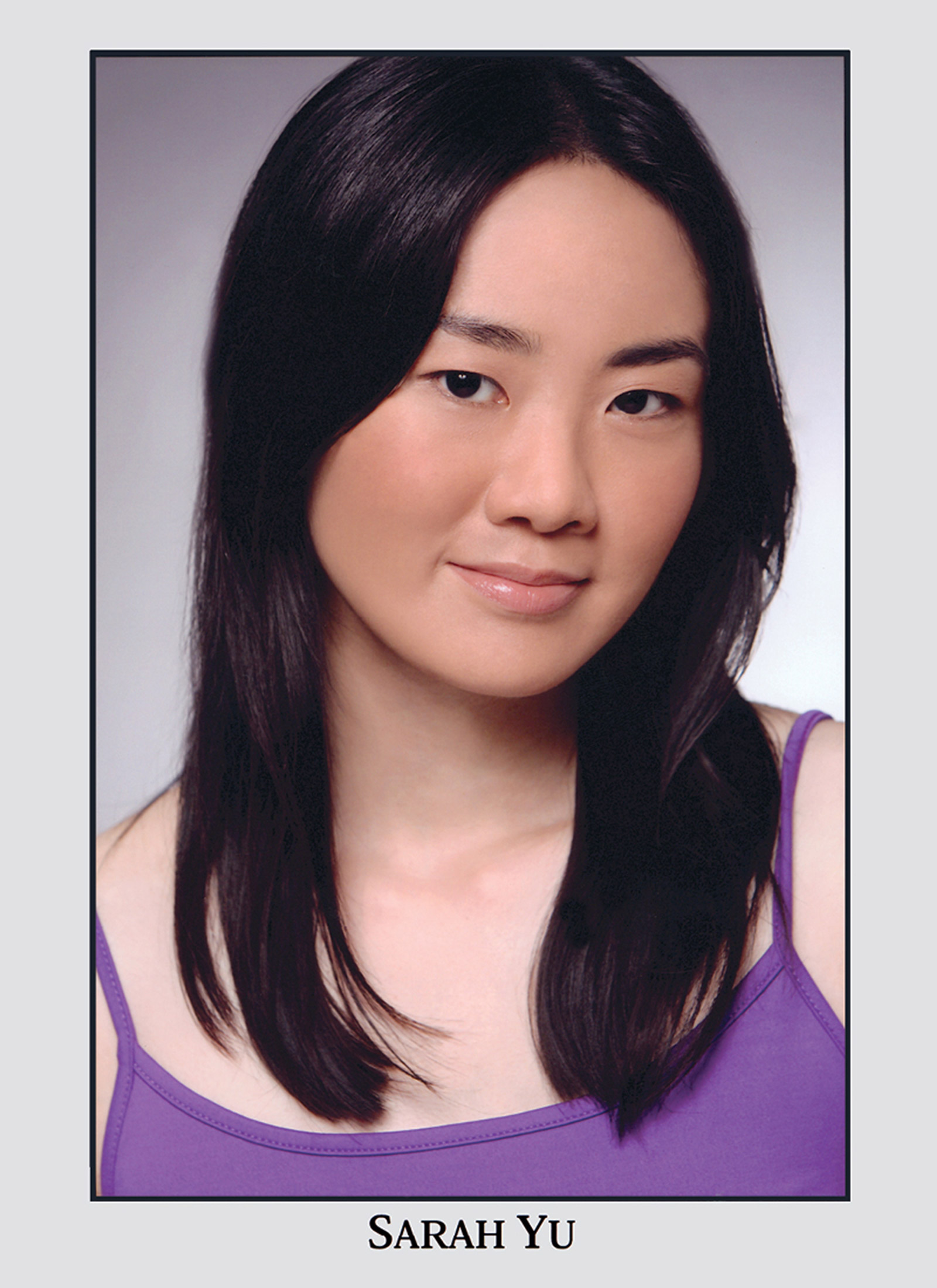 A headshot of Sarah Yu.