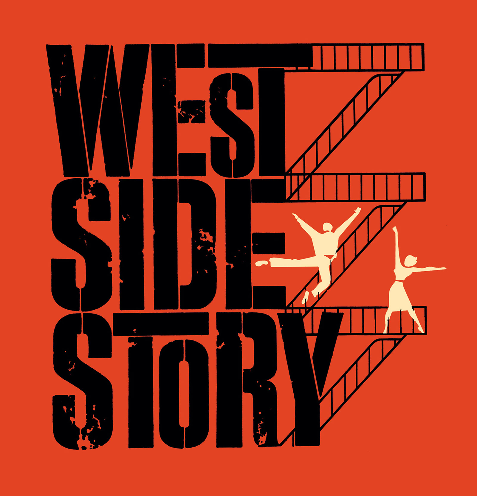 The iconic image designed by Saul Bass for the film version of West Side Story (1961).