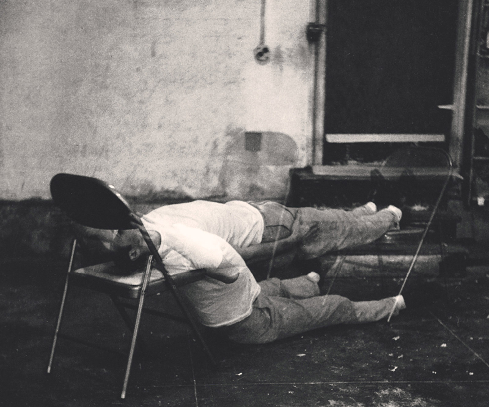 Bruce Nauman, Failing to Levitate in the Studio, 1966.