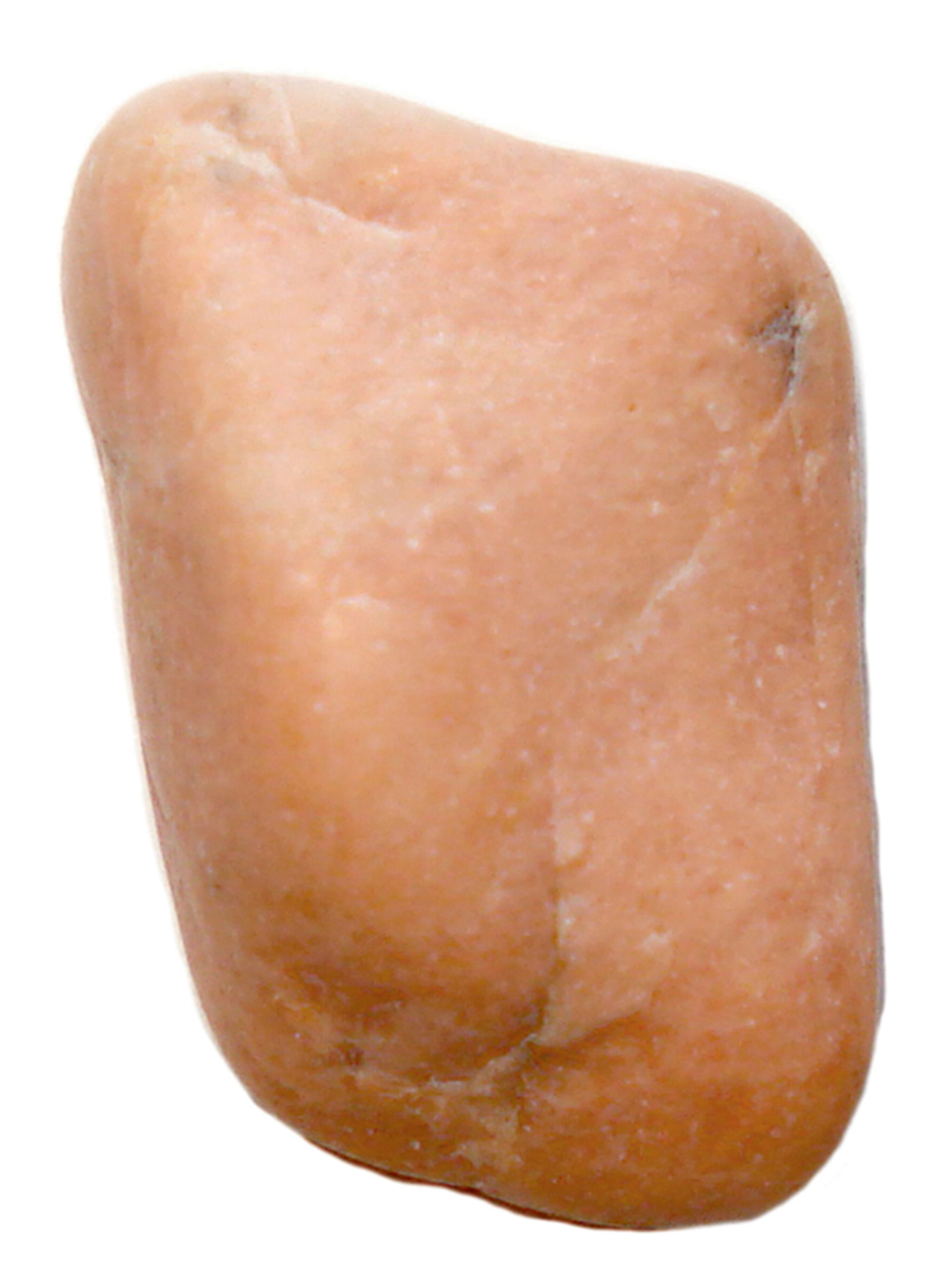A photograph of a rock which resembles leftover salmon.