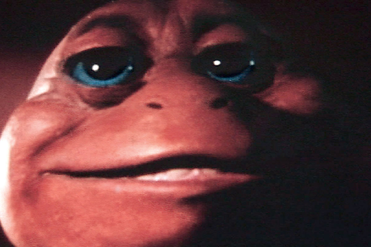 A 1996 still from the film “Galgameth.”