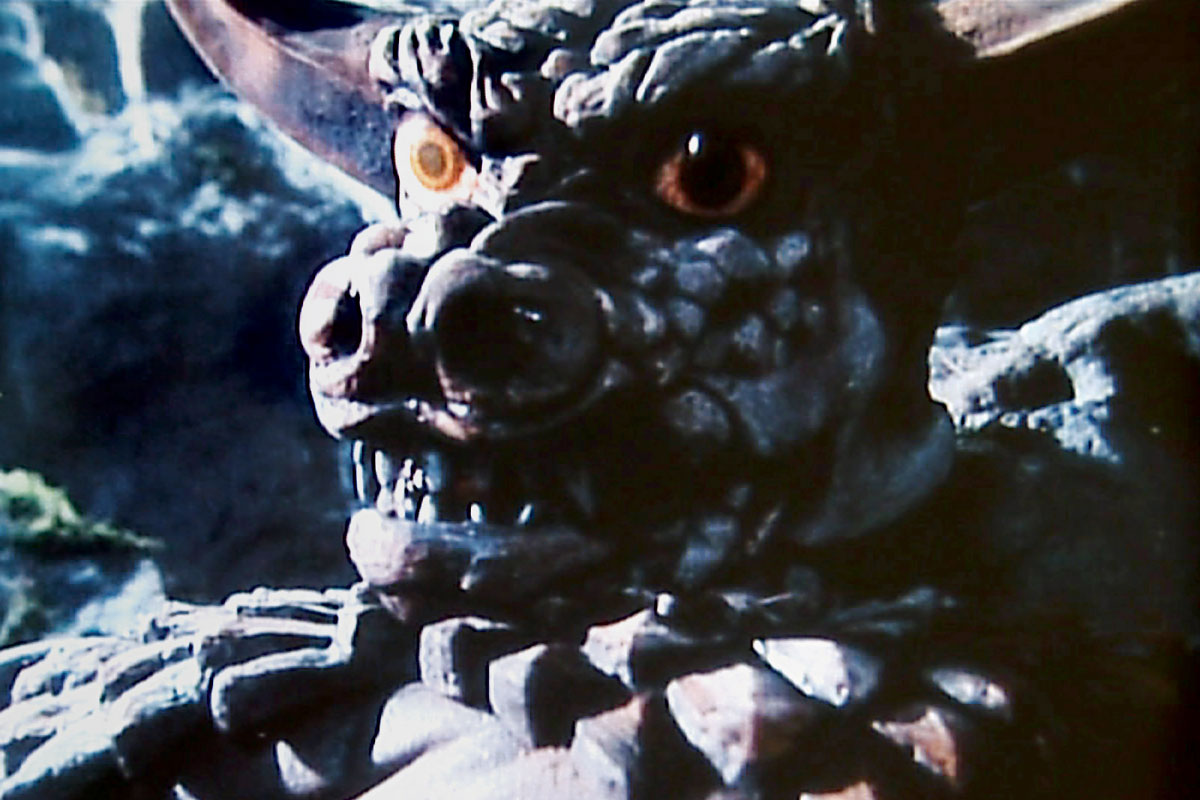 A 1985 still from the film “Pulgasari.”