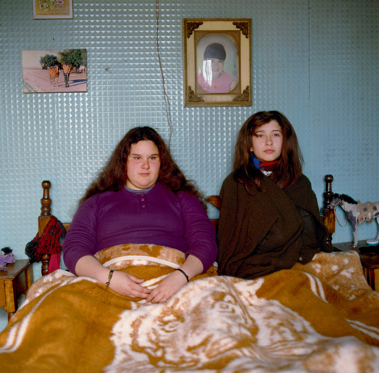 A 2003 photograph titled “Juana’s Bed.”