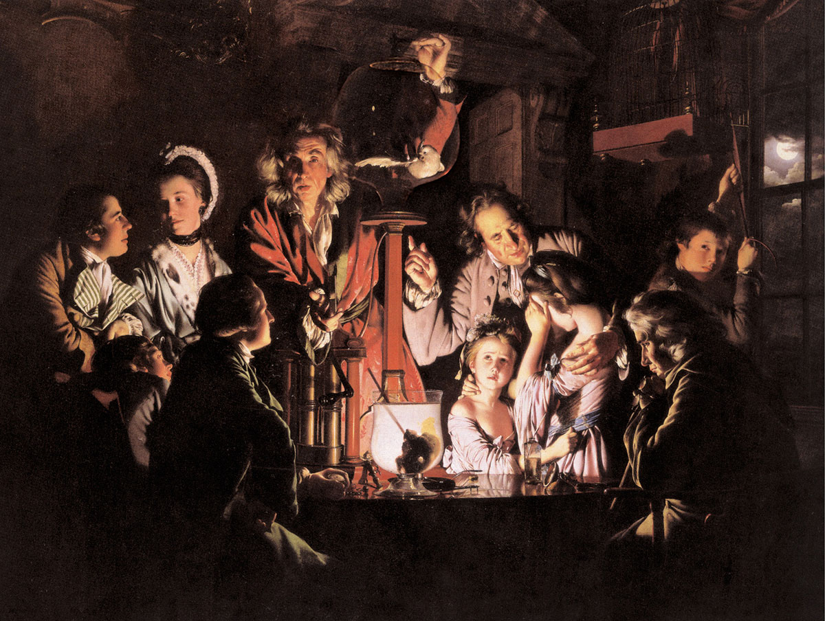 Joseph Wright of Derby, An Experiment on a Bird in the Air Pump, 1768.