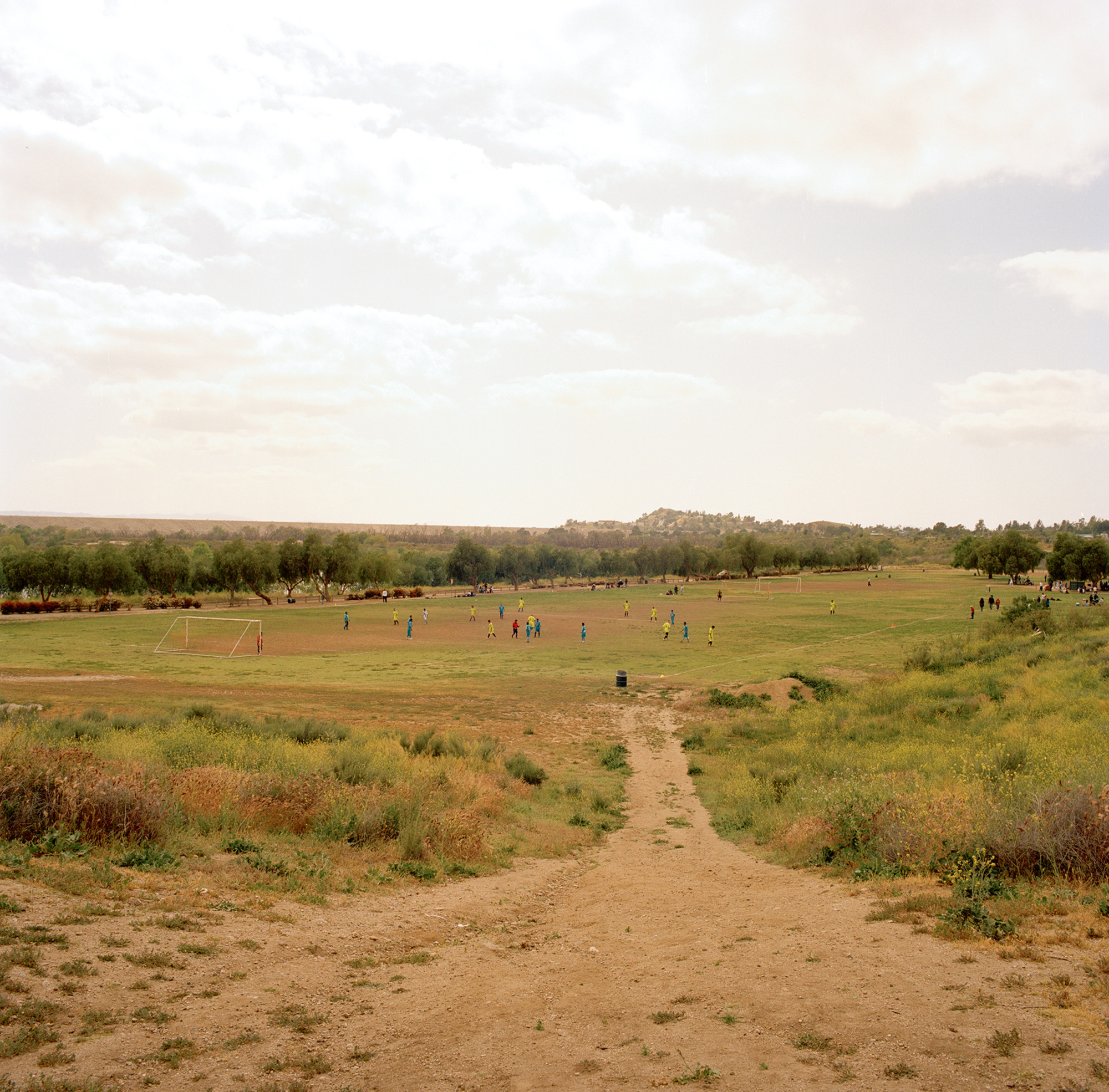 A two thousand and six photograph of Hansen Dam Park in Los Angeles. 