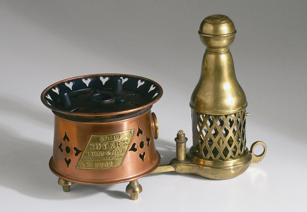 A photograph of Soyer’s Magic Stove.