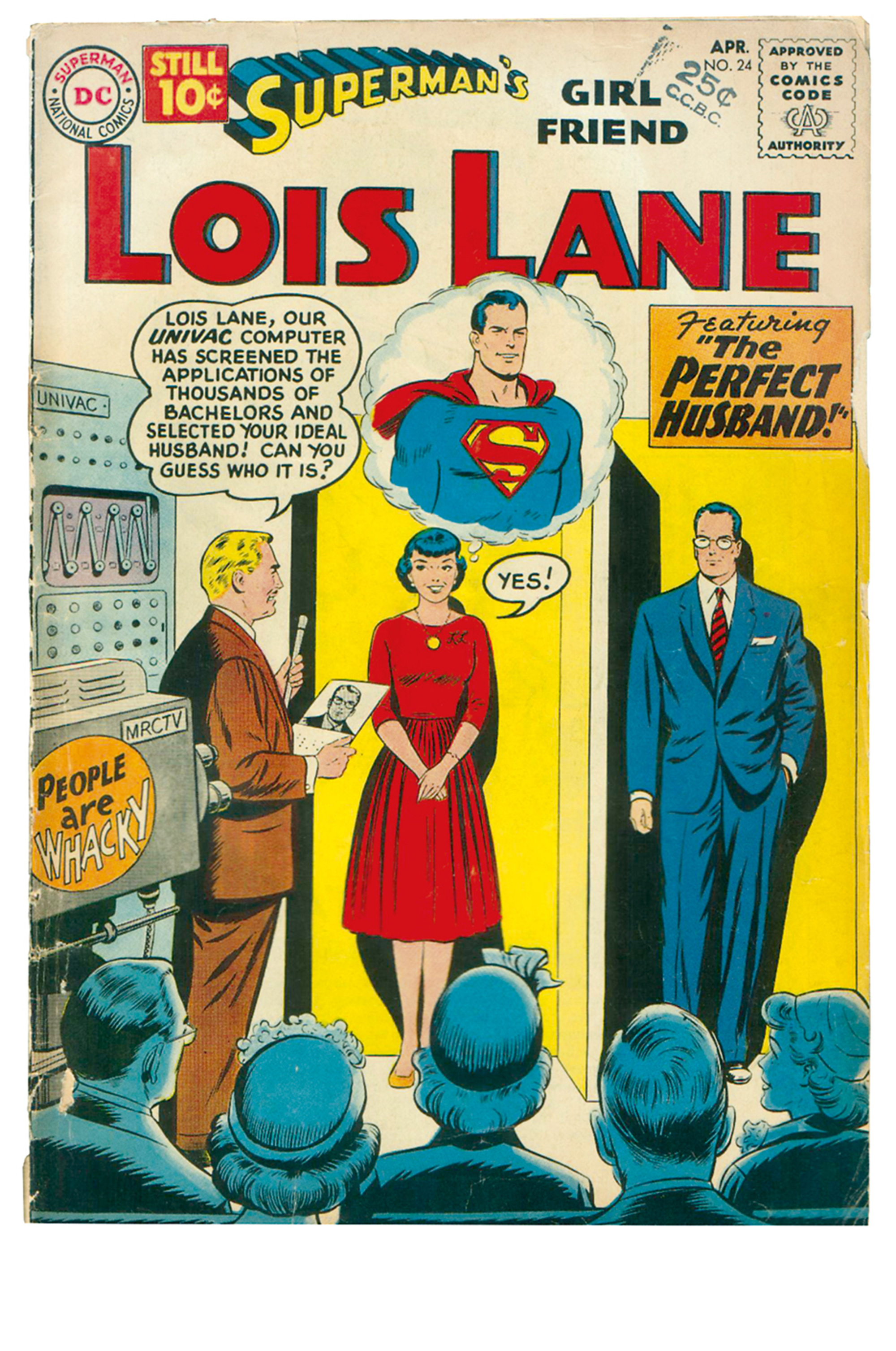 Cover of issue 24 of Superman’s Girl Friend, Lois Lane, 1961