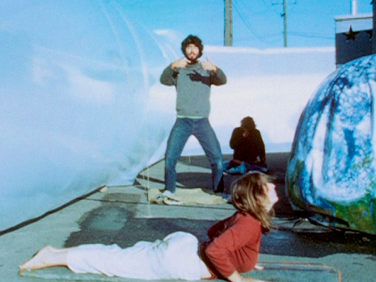 A still from Robert Frank’s 1969 film “Liferaft Earth.”
