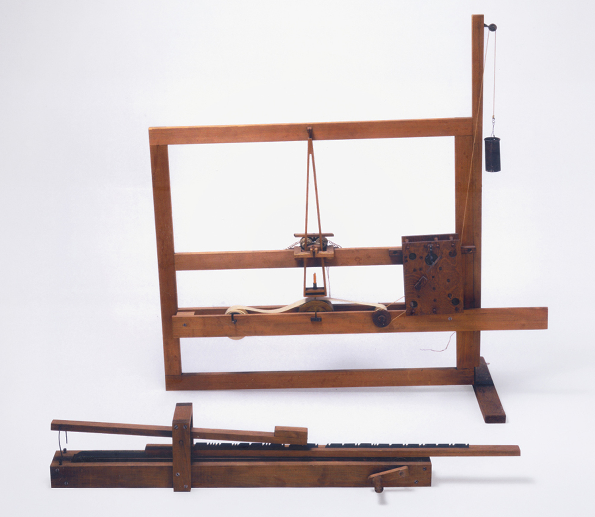 Replica of Morse’s first telegraphic device, ca. 1835.