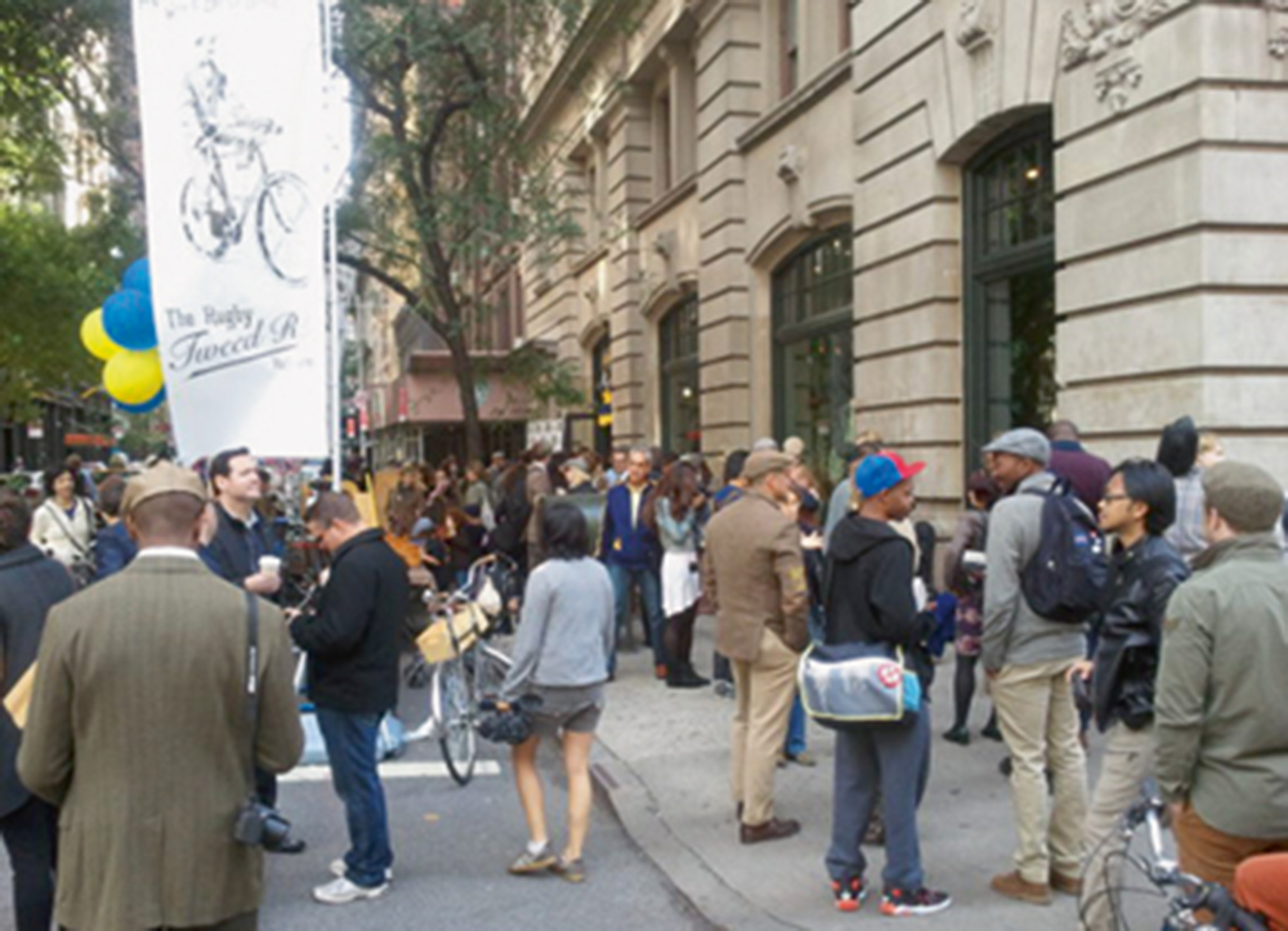 A twenty eleven photograph of a crowd at Occupy Wall Street.