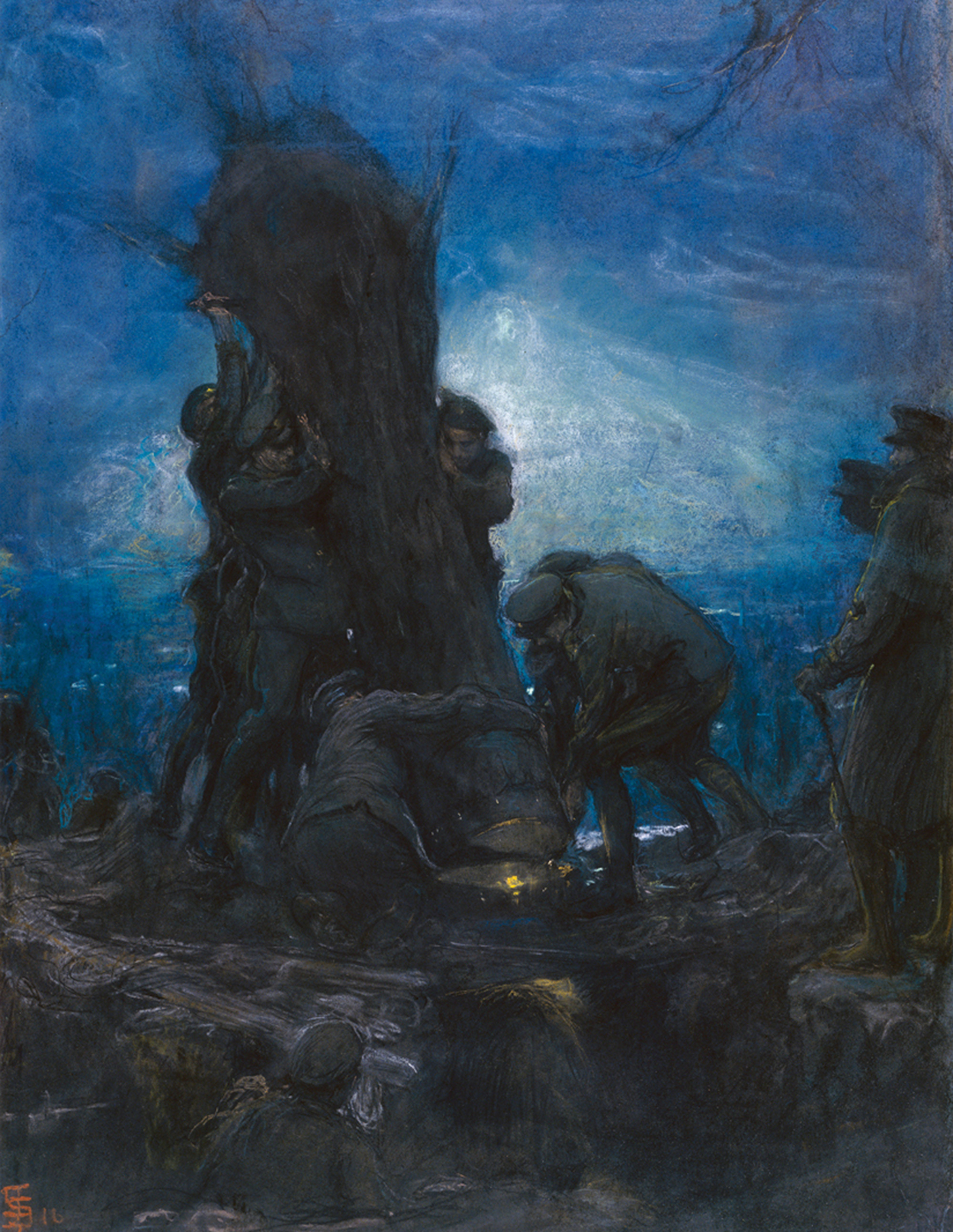 Solomon J. Solomon, Our First O.P. Tree, 1917. Courtesy Imperial War Museum, London.