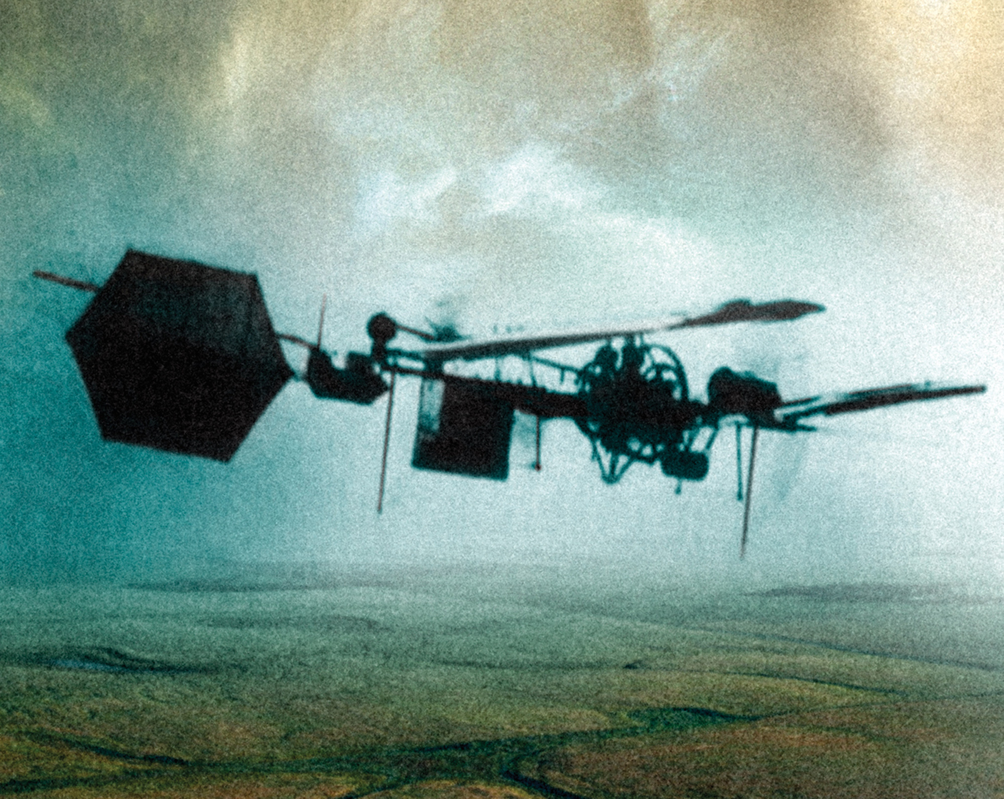 Oliver Wasow’s twenty twelve artwork “Flying Machine.”