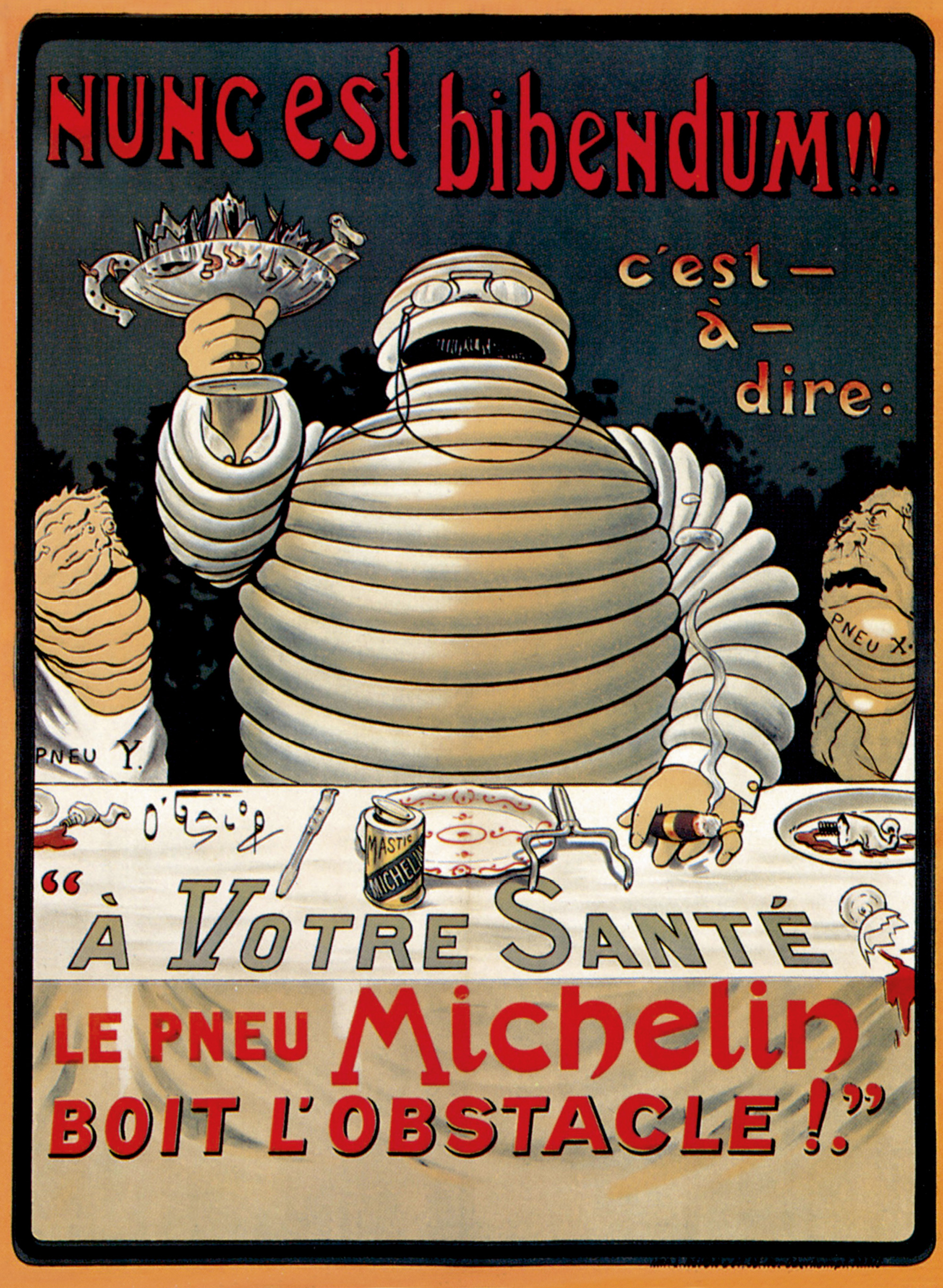 Michelin Man / Bibendum (1894)  Michelin man, Illustration, Graphic
