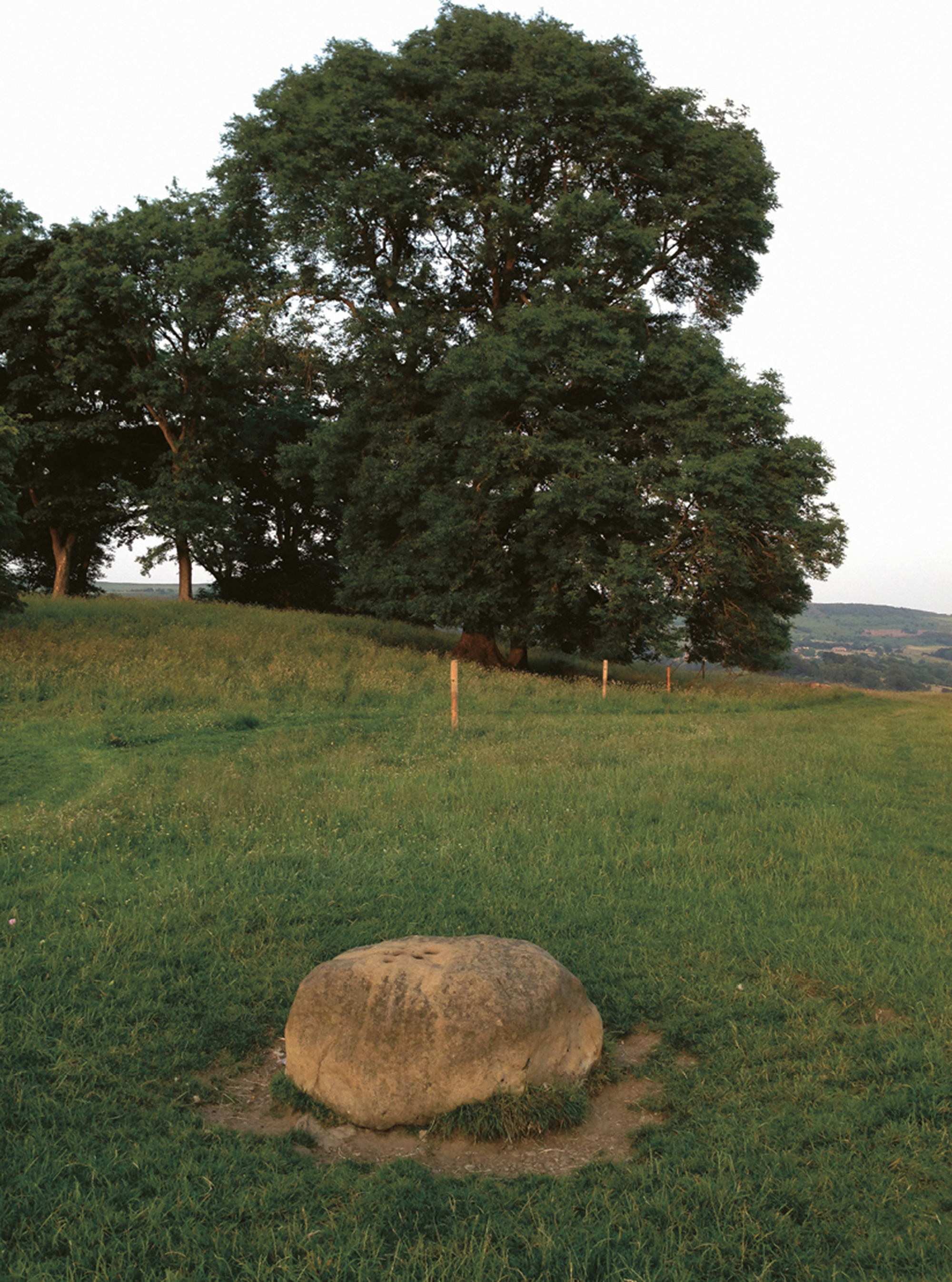 Artist Sophie Nys’s photograph of a plague stone at Eyam, Derbyshire.