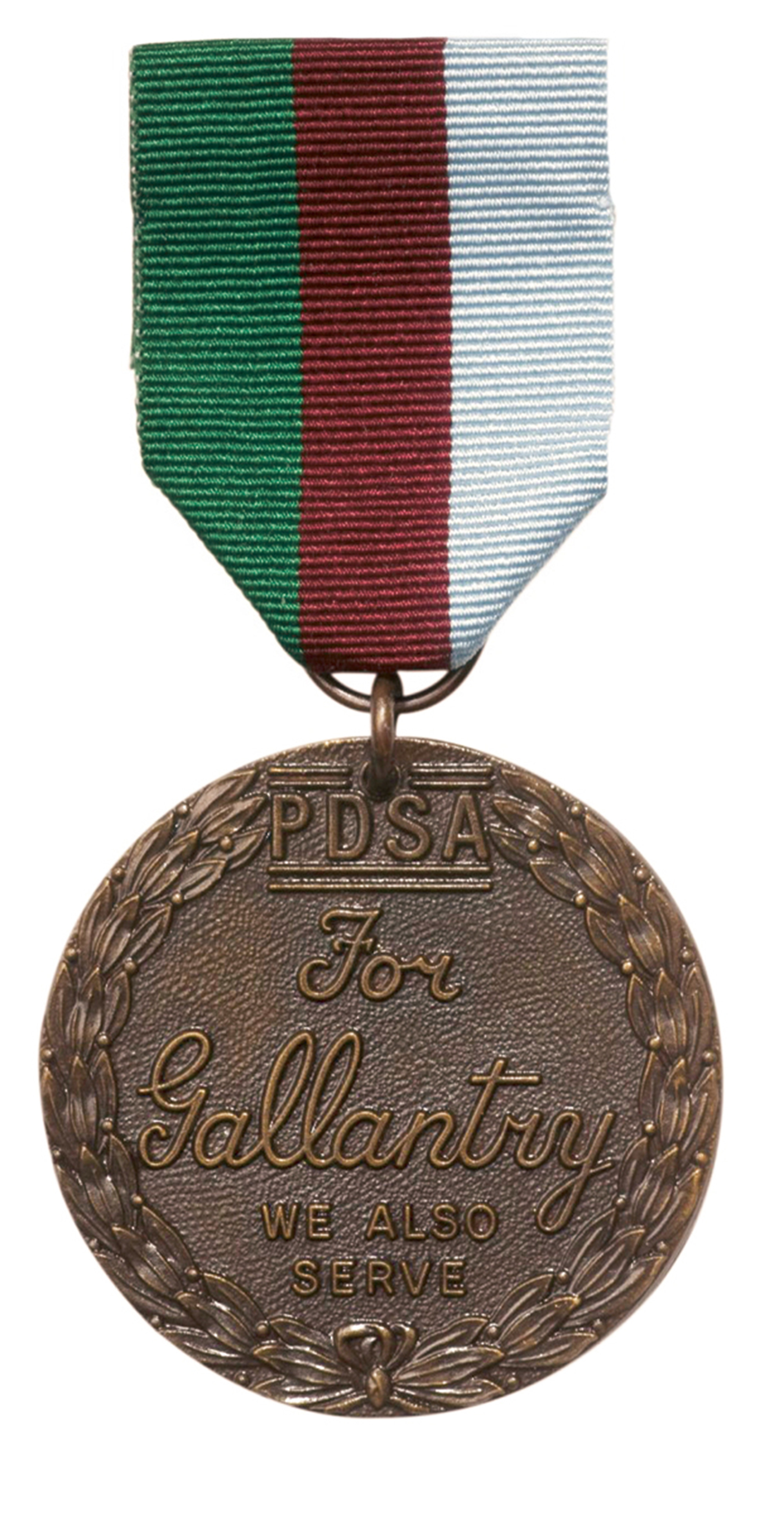 An image of the PDSA Dickin Medal.