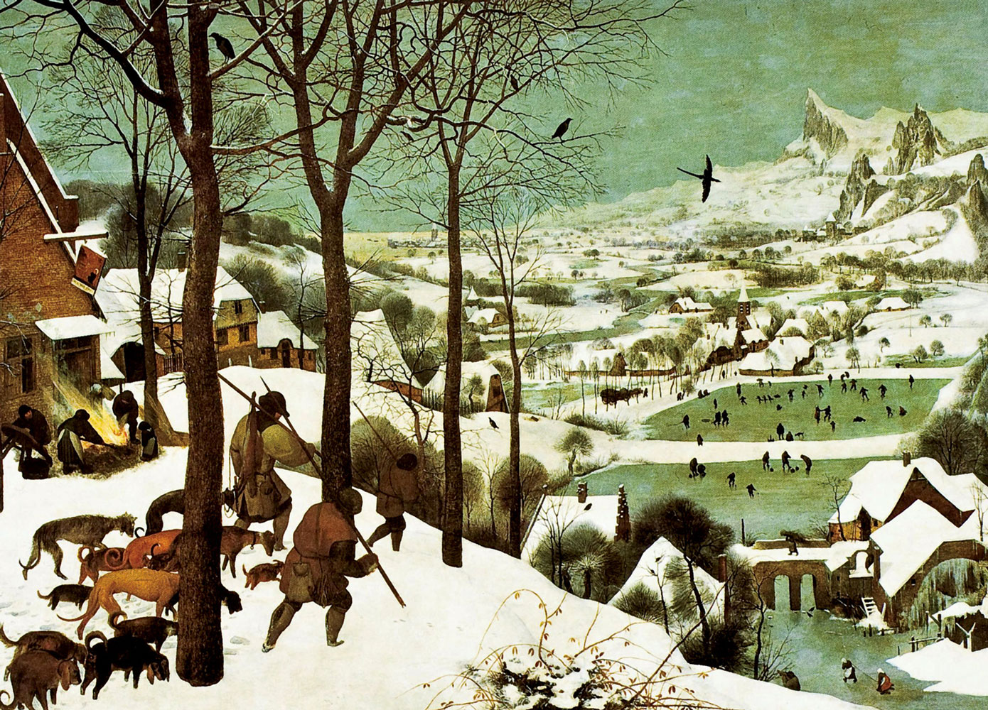 Pieter Bruegel the Elder, Hunters in the Snow, 1565.