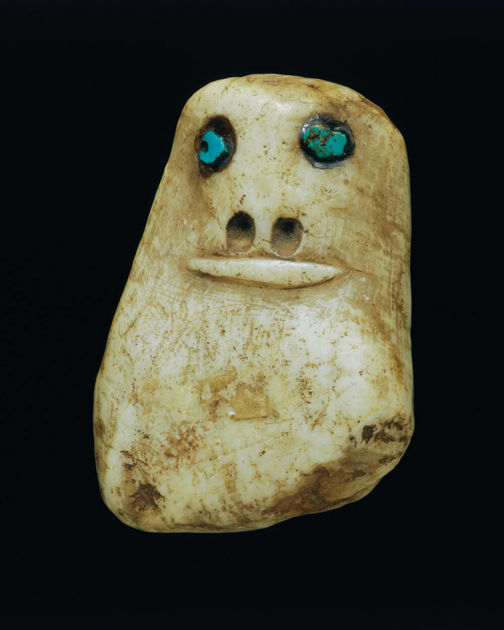 Native American figurine, Nambé Pueblo, New Mexico, date unknown. The object was donated to Harvard University’s Peabody Museum of Archaeology and Ethnology in 1909.