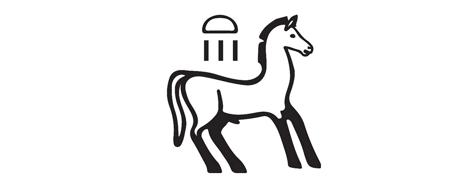 A hieroglyph of a horse.