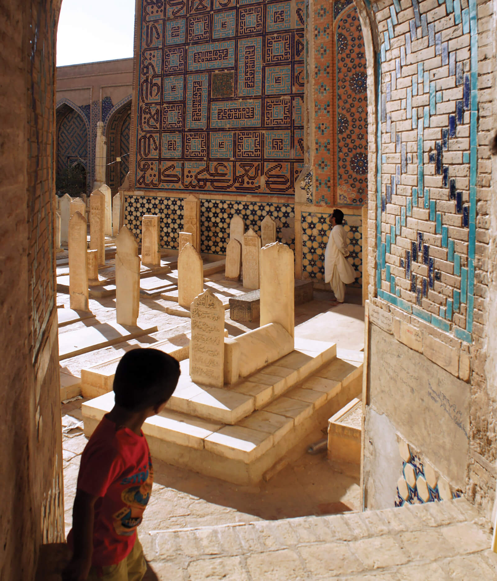 A photograph of the fifteenth-century shrine dedicated to the eleventh-century Sufi Khwaja Abdulah Ansari in Gazargah, on the outskirts of Herat, Afghanistan. Ansari was an Islamic scholar, jurist, and poet who also wrote about dreams.