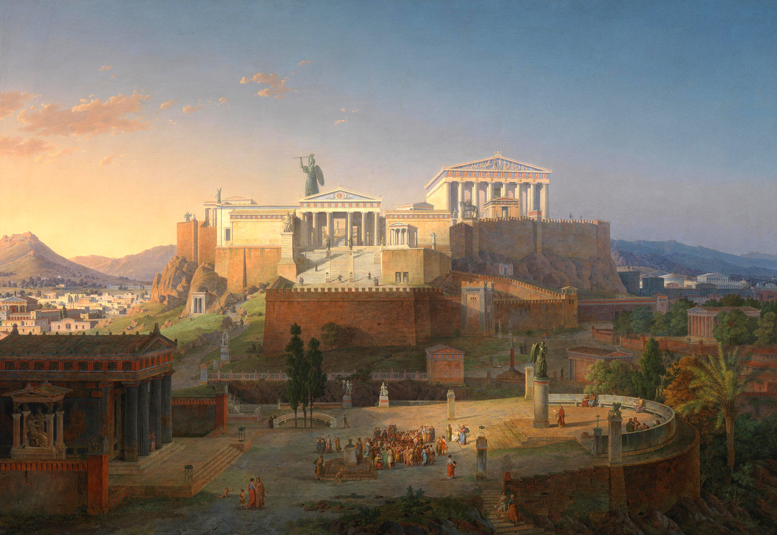 Leo von Klenze’s painting of an idealized, Hellenist vision of Athens.