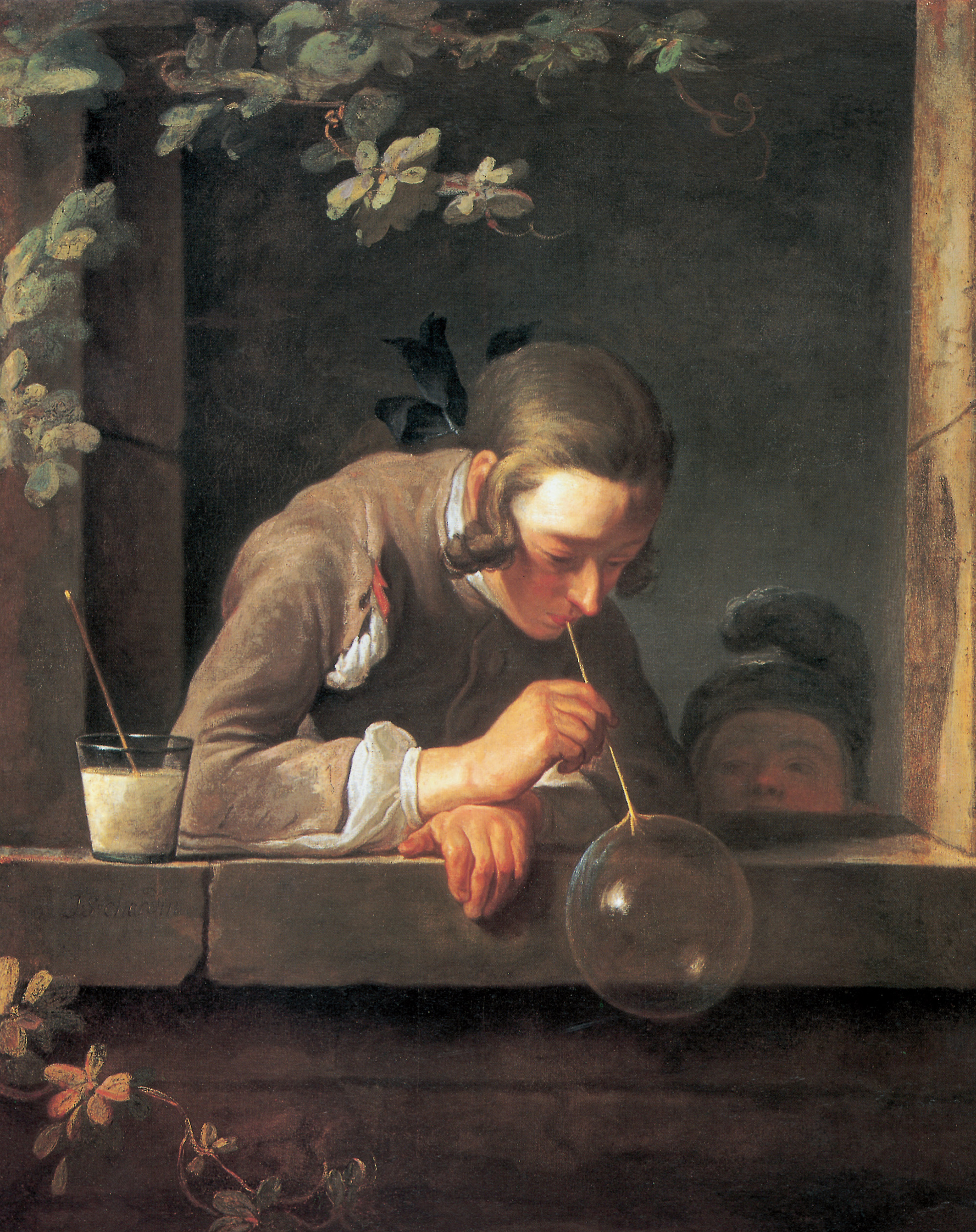 Jean-Baptiste-Siméon Chardin, The Soap Bubble, c. 1739.