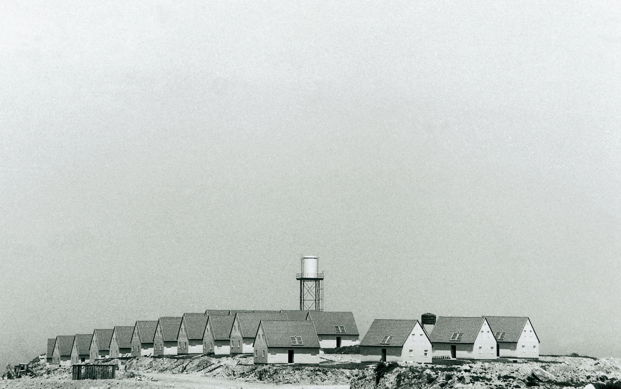 A 1993 photograph of houses in the Israeli settlement of Talmon, which lies near Ramallah.