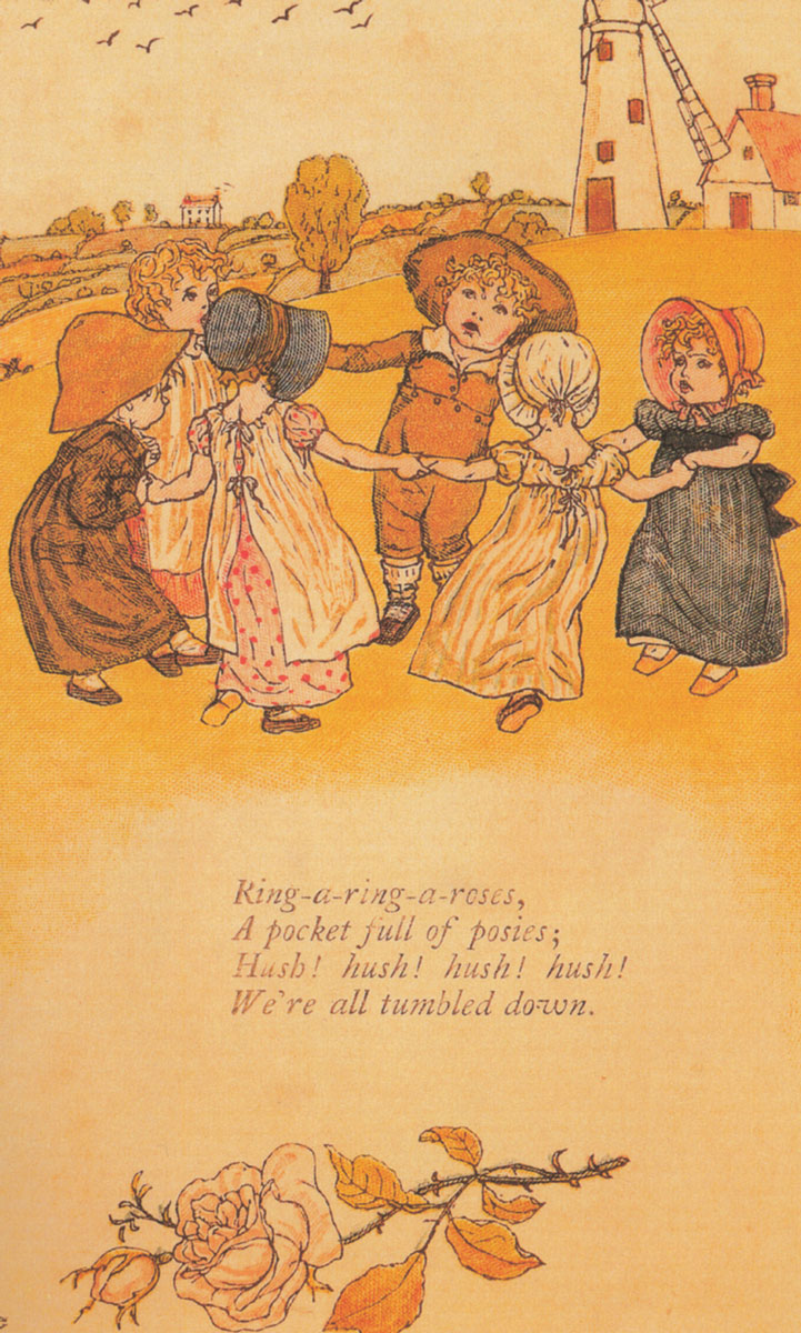 Kate Greenway, “Ring-a-Ring-a-Rosies,” 1881.